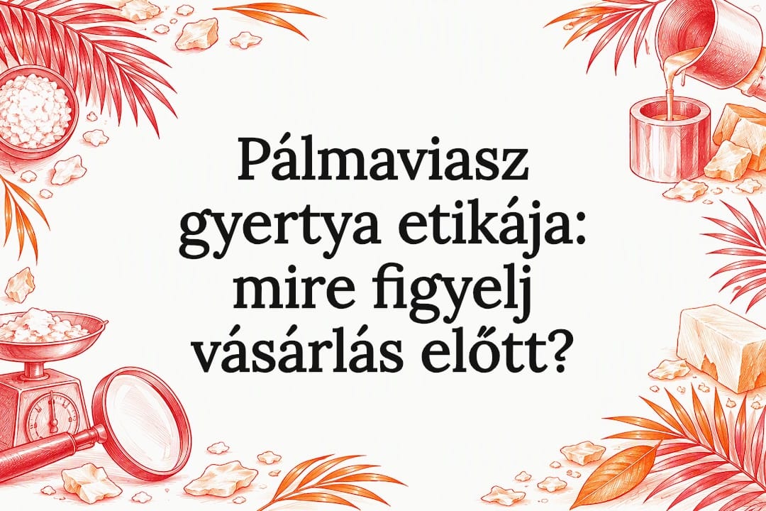 Pálmaviasz gyertya etikája: mire figyelj vásárlás előtt?