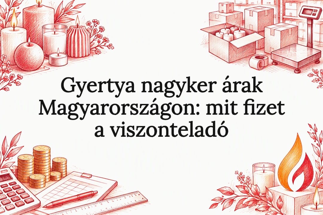 Gyertya nagyker árak Magyarországon: mit fizet a viszonteladó