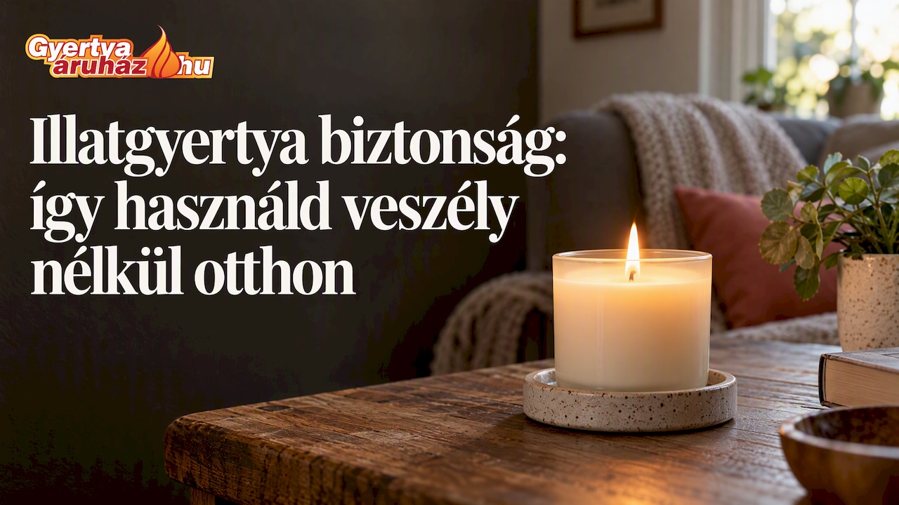 Illatgyertya biztonság: így használd veszély nélkül otthon