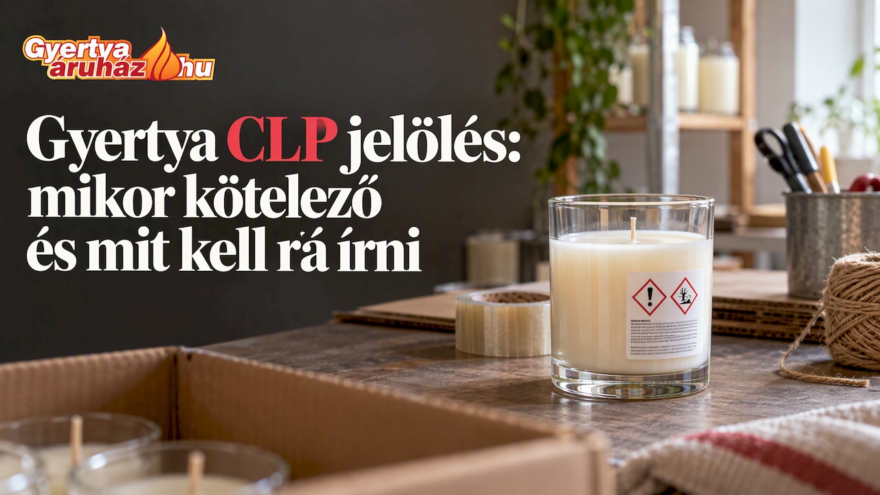 Gyertya CLP jelölés: mikor kötelező és mit kell rá írni